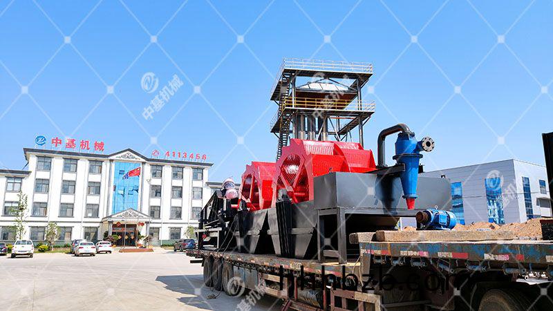 輪式洗砂機